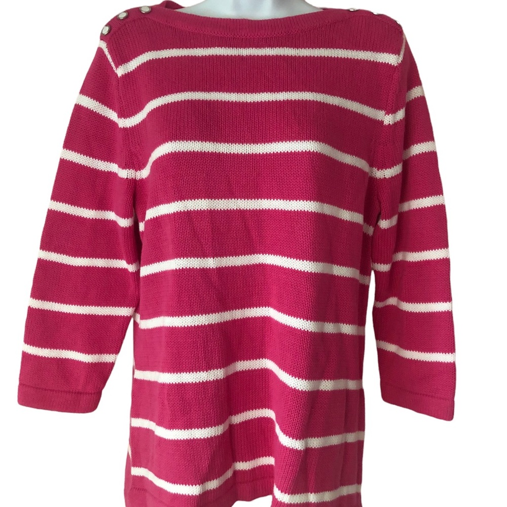 NWT Christopher and Banks Striped Sweater